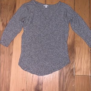 Gray sweater